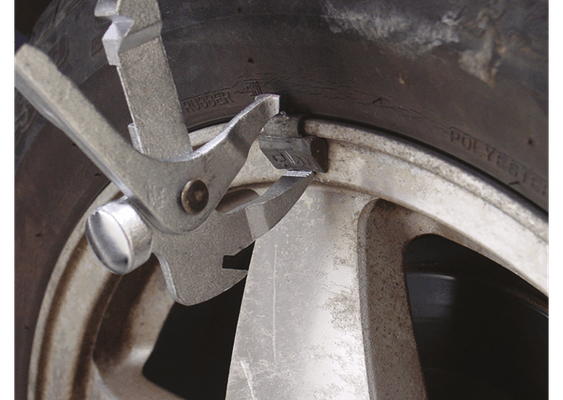 Outils - Outils divers - Pince pour masse d'équilibrage des roues