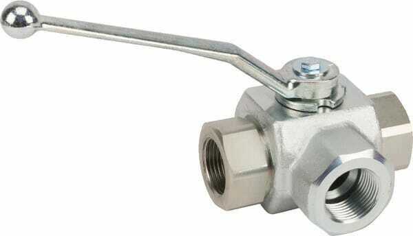 Pièces agricoles - Hydraulique - Vanne billes 3 v. 1" jnt sp.