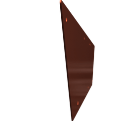 Pièces agricoles - Pièce divers - plaque inférieure peinte