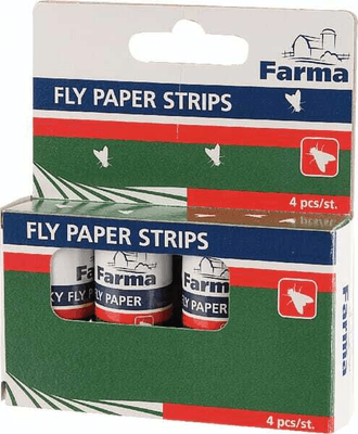 Pièces agricoles - Cloture,Jardin & Sylviculture - Bandes papier tue-mouches 4 pcs