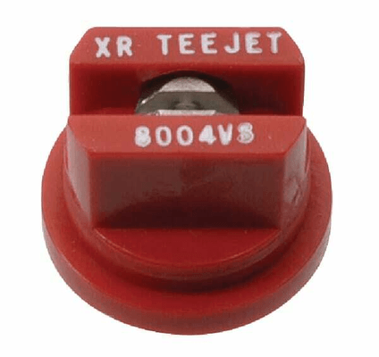 Pièces agricoles - Pièce Pulvérisateur - Buse à jet plat XR 80° 4 rouge acier inoxydable TeeJet