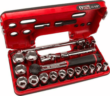 Outils - Outils divers - Jeu de douilles 1/2" 21 pièces