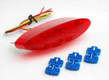 Eclairage de plaque LED R&G RACING rouge
