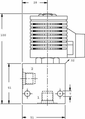 Pièces agricoles - Hydraulique - Valve 2/2 SVP08CDB 24VDC 3/8