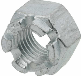 Pièces agricoles - Fasteners - Ecrou hexagonal à créneaux DIN935 M24x1.50 a