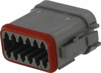 Pièces agricoles - Pièce Pulvérisateur - Logement de fiche 12 P. Femelle DT gra