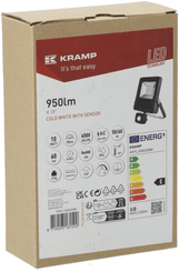 Pièces agricoles - Electricité - Projecteur LED, 10W, capteur 6500K