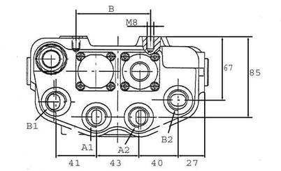 Pièces agricoles - Hydraulique - Distributeur hydraulique