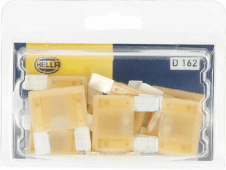 Pièces agricoles - Eclairage - Fusible lame maxi 80A longueur 34,1mm blanc pack 10x Hella