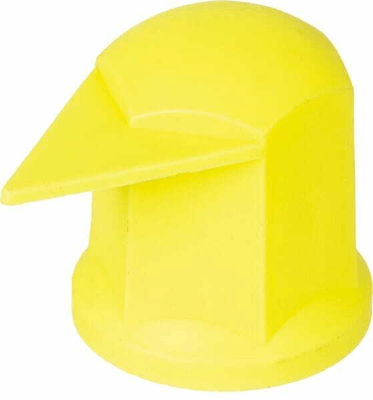 Pièces agricoles - Pièce divers - Indicateur d'écrou de roue Dustite 32mm jaune, Rema Tip Top