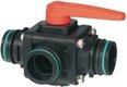 Vanne à boisseau sphérique 3 voies T6 DN 40 mm