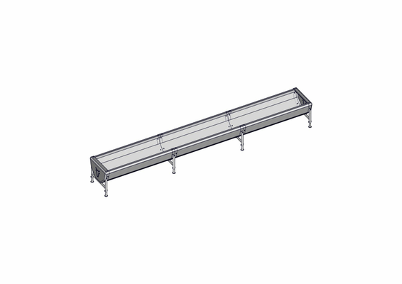 Accessoires et options matériel  - Matériel d'élevage - autre - AUGE MODULABLE L.6M
