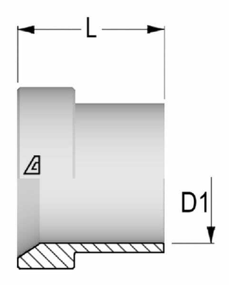 Pièces agricoles - Hydraulique - Bague de pression 25mm