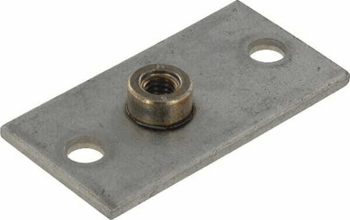 Pièces agricoles - Hydraulique - Plaque à visser inox Gr.0 0