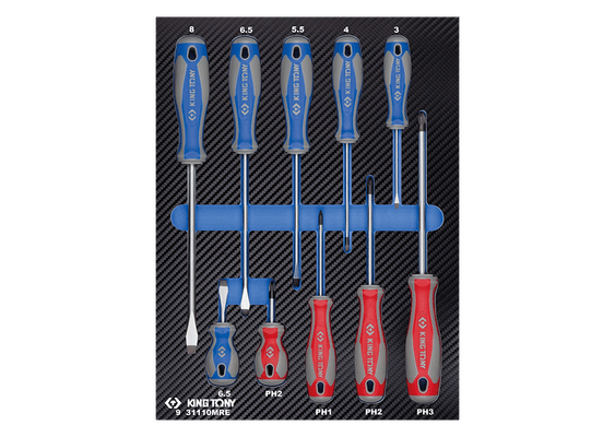 Outils - Outils divers - Module mousse + PP 10 pièces Tournevis