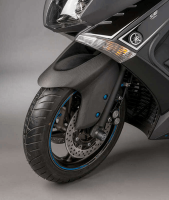 Pièces Quad & Motos - Equipement véhicule - Garde-boue avant LIGHTECH carbone mat