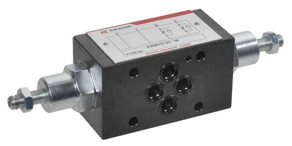 Pièces agricoles - Hydraulique - Clapet antiretour étrangl. NG6