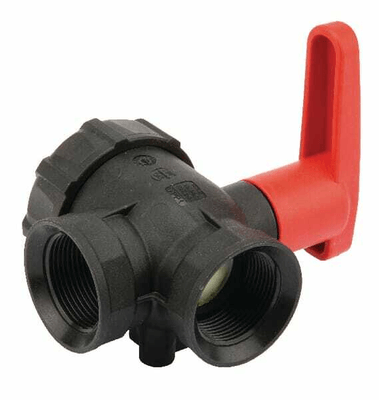 Pièces agricoles - Pièce Pulvérisateur - Vanne boi.sph. 1 1/4" 3v.+ral.