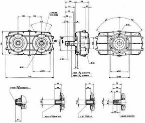 Pièces agricoles - Transmission - Boîtier GBU-35-D-1-3.0 (A