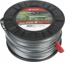 Pièces agricoles - Jardin et forêt pièce adaptable - Fil de coupe Ø 3.5mm 95m carré Titanium Power gris Kramp