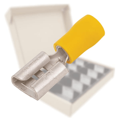 Pièces agricoles - Fasteners - Assortiment cosses à sertir jaune 1/2