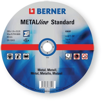 Electroportatif - Electroportatif divers et accessoires - meule à tronçonner métal moyeu déporté 115x2,5x22,23 standard (par 1)