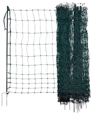 Pièces agricoles - Cloture,Jardin & Sylviculture - Filet volaille 122cm 50m SP vert