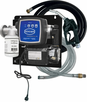 Pièces agricoles - Outils atelier - Station fuel 70 l/min avec filtration