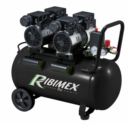 Materiels - Compresseur - COMPRESSEUR ELECTRIQUE 2 X 1CV 50L SILENCIEUX