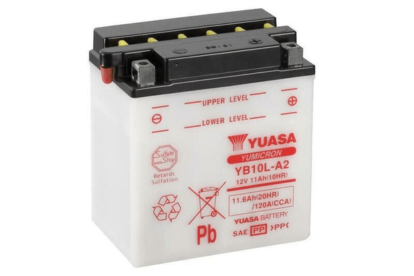 Pièces Quad & Motos - Electrique - Batterie YUASA conventionnelle sans pack acide - YB10L-A2