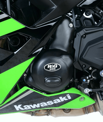 Pièces Quad & Motos - Equipement véhicule - Couvre-carter gauche R&G RACING Race Series noir Kawasaki
