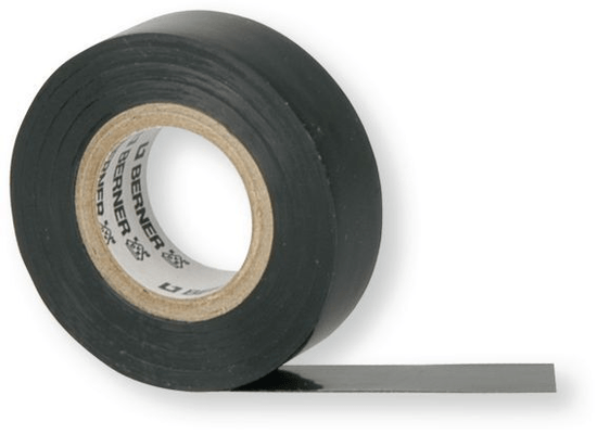 Pièces agricoles - Consommables / Nettoyants - Ruban isolant Premium noir 0,19 mm x 20 m (par 8)