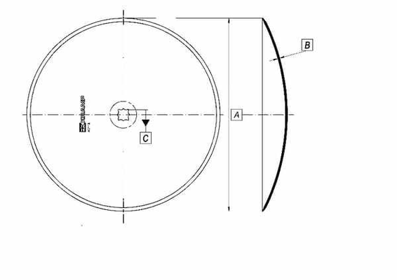 Pièces agricoles - Travail du sol - Disque de herse lisse 460x3