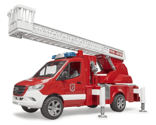 Loisirs - Jouets - Moteur d'incendie MB Sprinter avec échelle, pompe à eau et module son et lumière