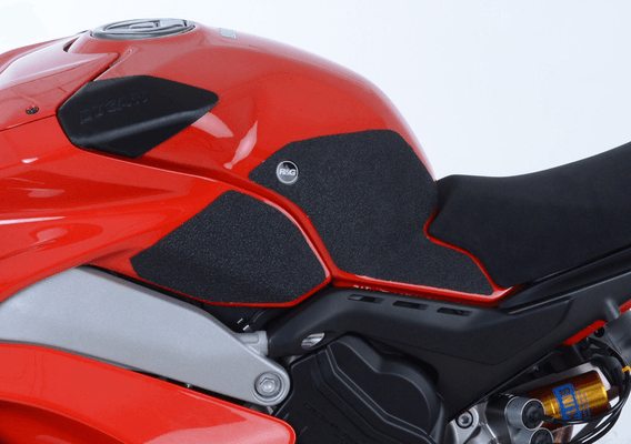 Pièces Quad & Motos - Equipement véhicule - Kit grip de réservoir R&G RACING 4 pièces translucide Ducati Panigale V4