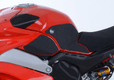 Kit grip de réservoir R&G RACING 4 pièces translucide Ducati Panigale V4