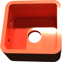 Pièces agricoles - Pièce divers - couvercle soudé peint