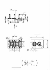 Pièces agricoles - Electricité - Barrette de connexion