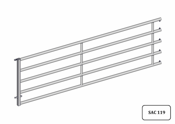 Materiels - Cage de contention - PACK DE 12 ARRIERES EX5 4/5M L.3.50M