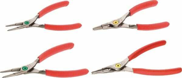 Outils - Outils divers - Pinces à circlips, mors droits 4pcs
