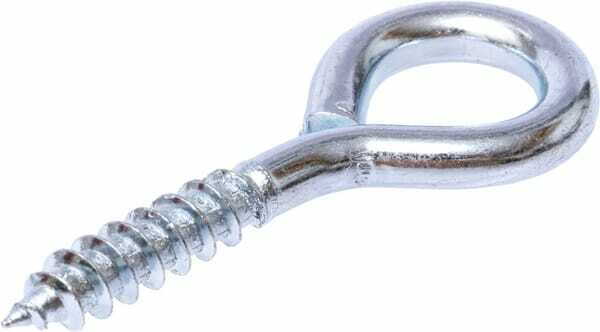 Pièces agricoles - Fasteners - Vis à œillet 3,8 mm, Ø 3x20, ronde, acier