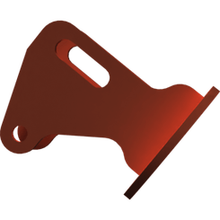 Pièces agricoles - Pièce divers - support verin soudé -peint-