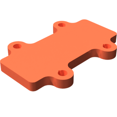 Pièces agricoles - Pièce divers - plaque d’espacement peinte