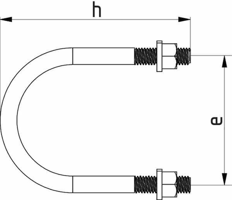Pièces agricoles - Pièce Pulvérisateur - Boulon étrier 2" FP M220