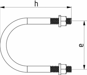 Pièces agricoles - Pièce Pulvérisateur - Boulon étrier 2" FP M220