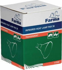 Pièces agricoles - Cloture,Jardin & Sylviculture - Lampe chauffante à infrarouge PAR Transparent 175W