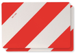 Jeu 2 plaque de signalisation agricole classe 1 : visibilité 100m 423x282mm homologué TPESC 03011 (par 1)