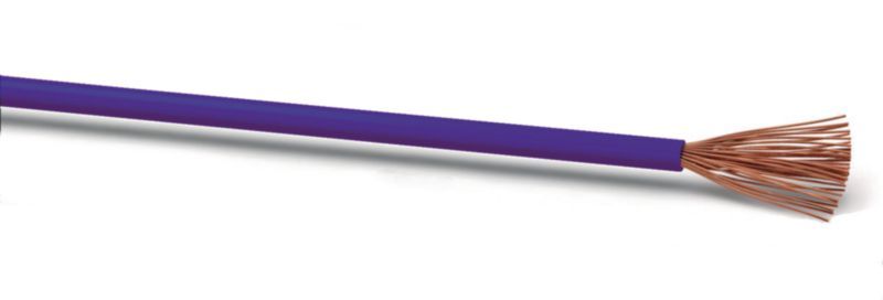 Electricité de bâtiment - Installation électrique - BOBINE FLRY100M 1,5MM² VIOLET
