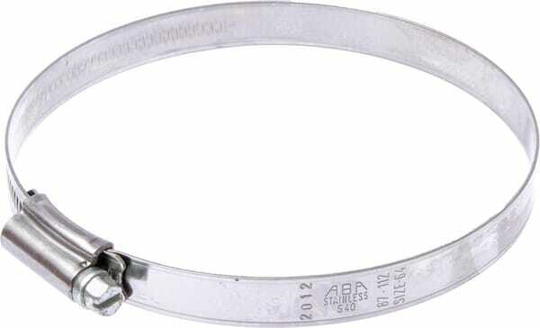 Pièces agricoles - Fasteners - Collier de ser. inox 87x112mm