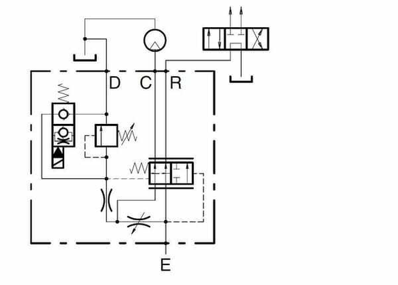 Pièces agricoles - Hydraulique - Régulateur de débit 3 voies VM